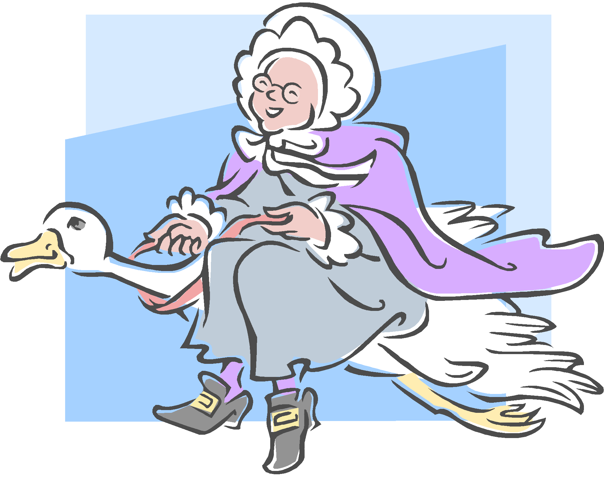 Mother Goose Free Clipart #1 - Mother Goose Clip Art