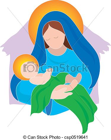 Mary and Baby - csp0519641