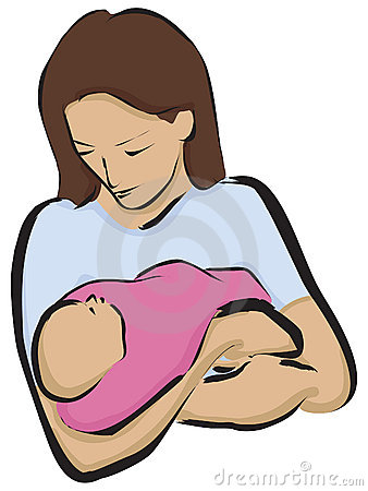 Mother With Newborn Stock Pho - Newborn Baby Clipart