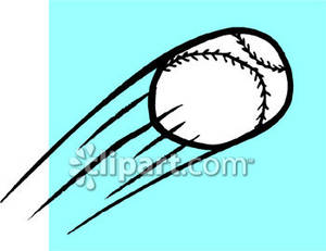 Motion Clipart A Baseball In Motion Royalty Free Clipart Picture