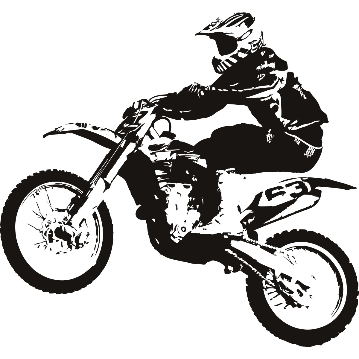 Motocross Bike Clipart - Motocross Clipart