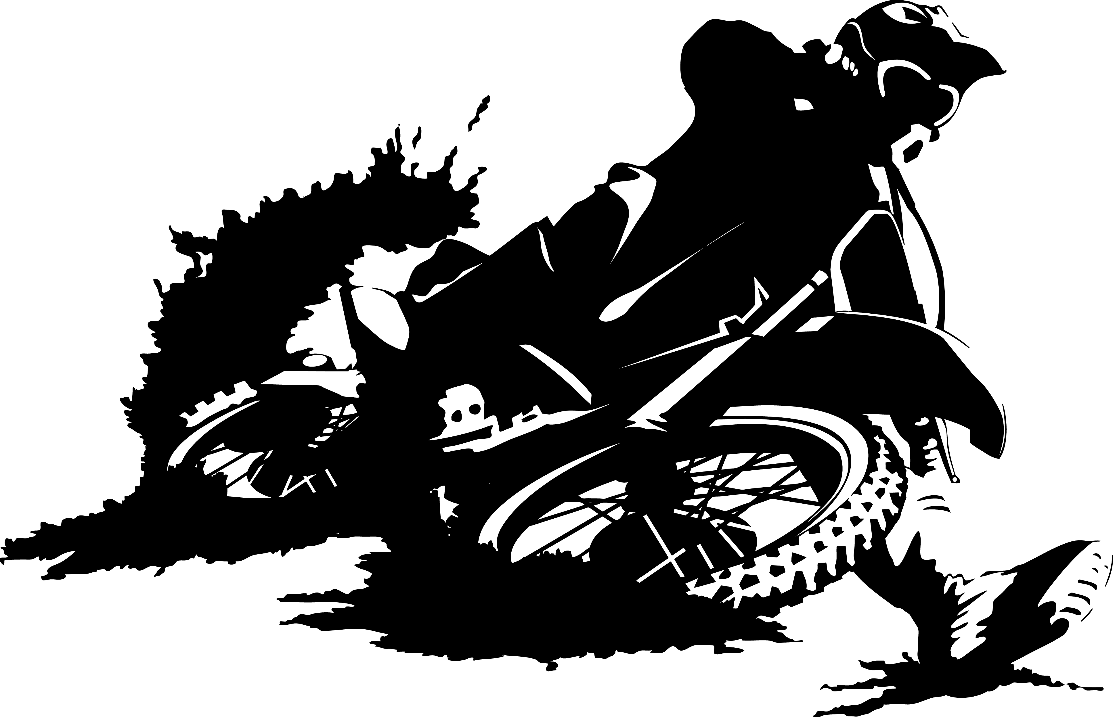 Motocross Bikes Silhouette Clipart Cliparthut Free Clipart