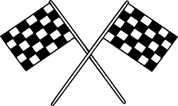 Motor Racing Flags clip art