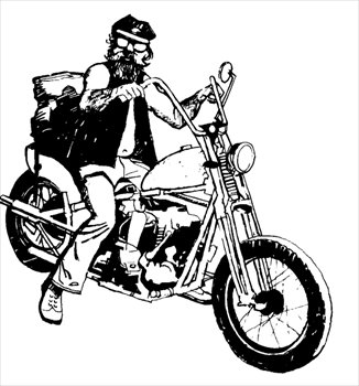 Free Hot Motorcycle Clip Art
