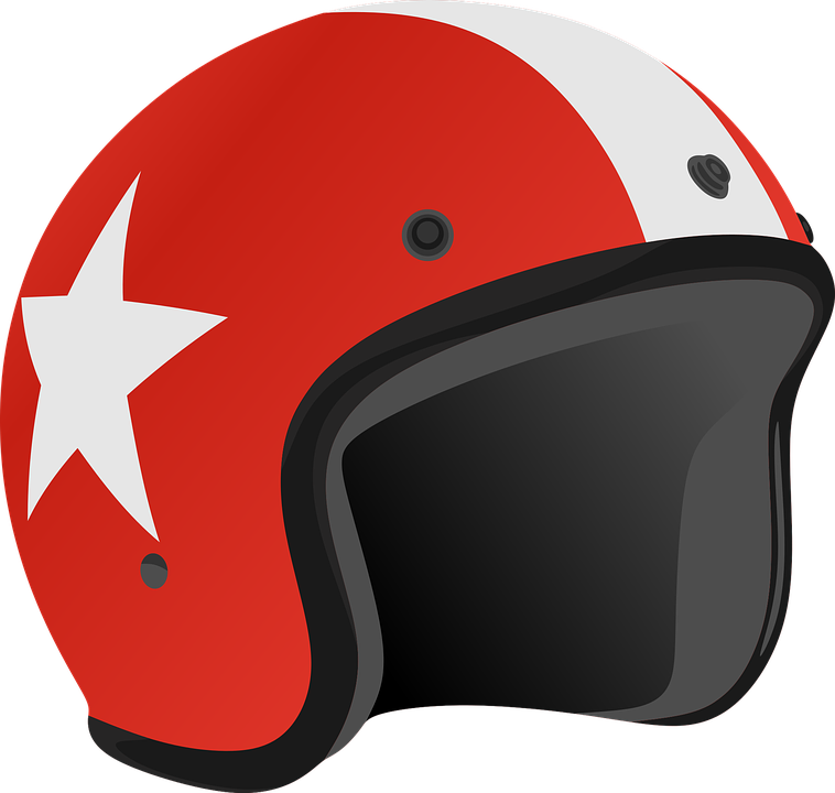 helm helmet red color clipart head safety