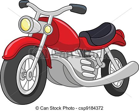 ... Motorcycle - Red motorcyc - Motorcycle Clipart