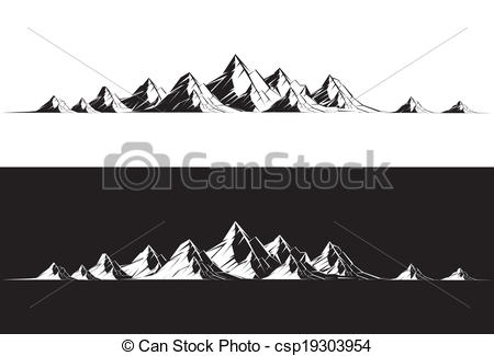 Mountain Range - csp19303954 - Mountain Range Clipart