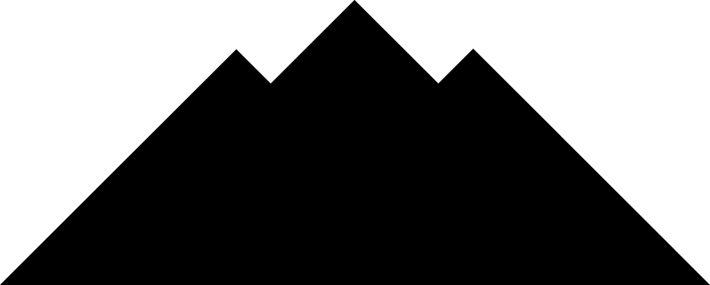Various Mountains In Black An