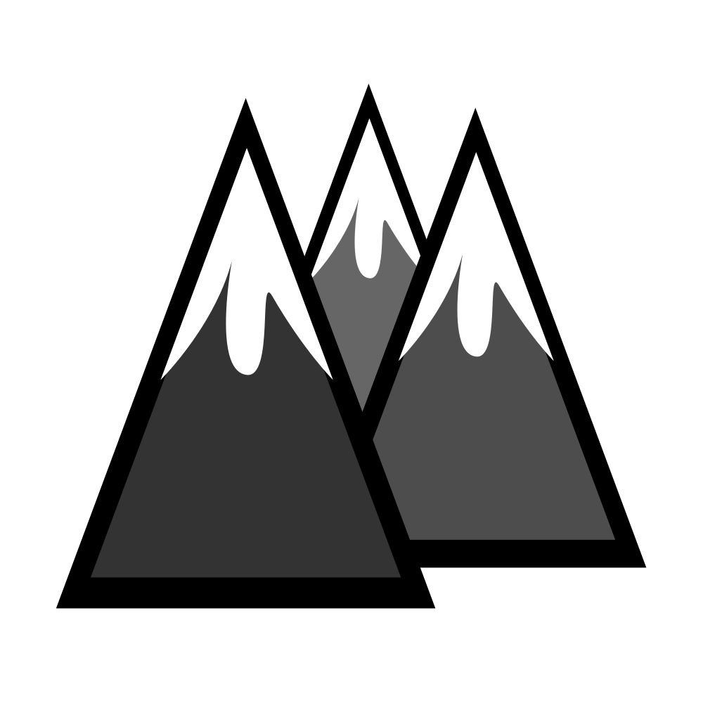 OnlineLabels Clip Art - Snowc - Mountains Clipart