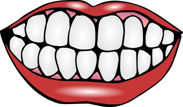 Mouth And Tongue Clipart Black And White Clipart Panda Free