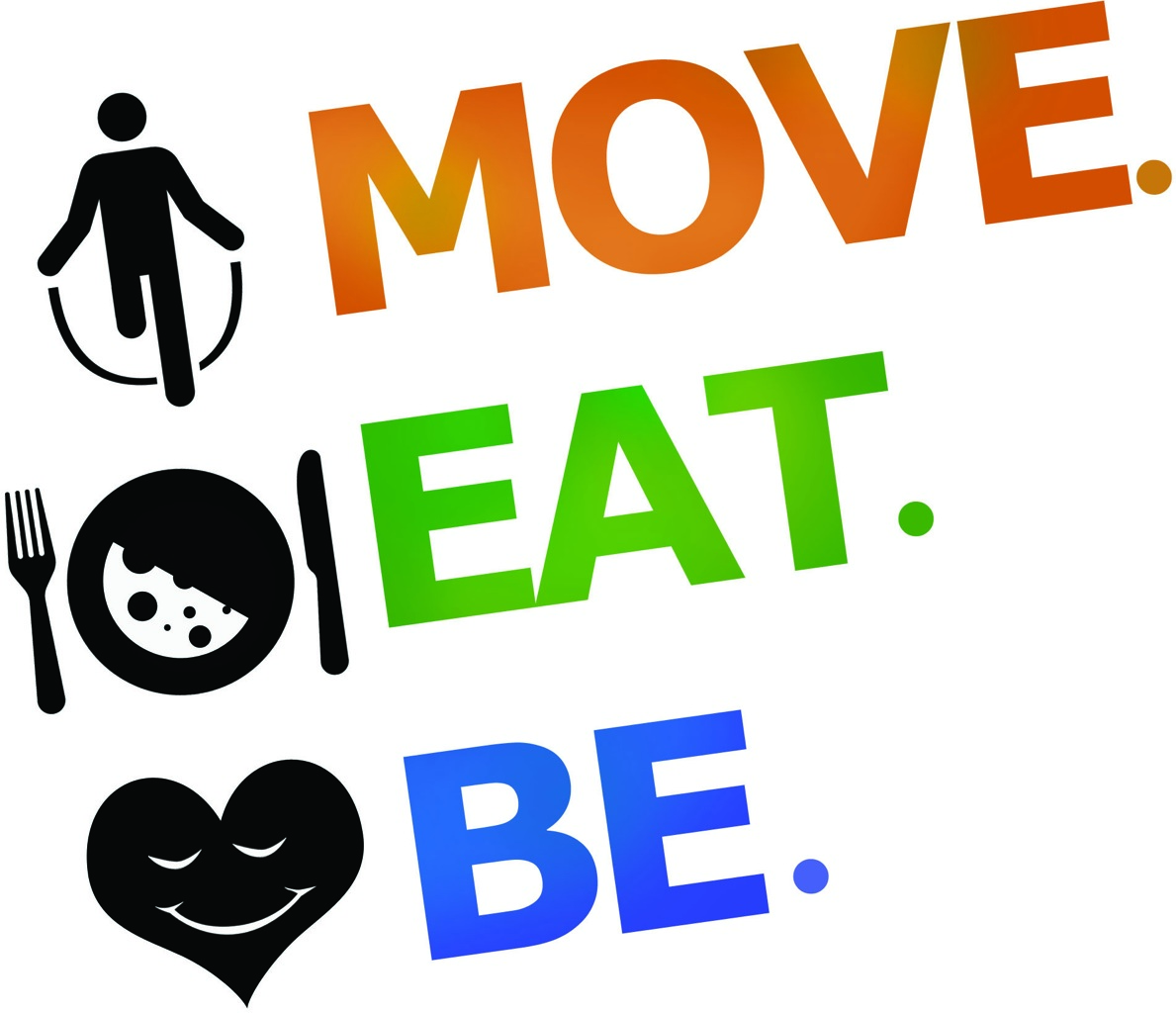 Move Eat Be Wellness Clipart
