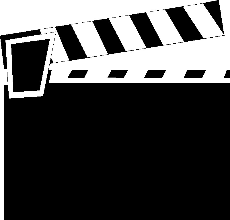 Movie camera and film clipart 2