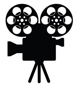 Movie camera clip art 5