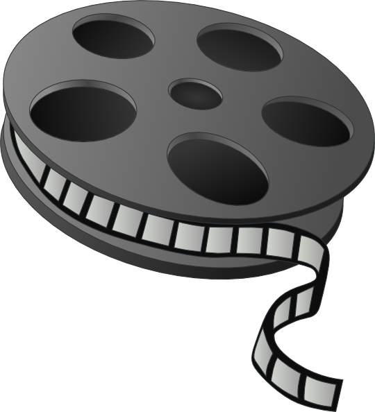 Movie Clip Art At Clker Com V - Clipart Movie Reel