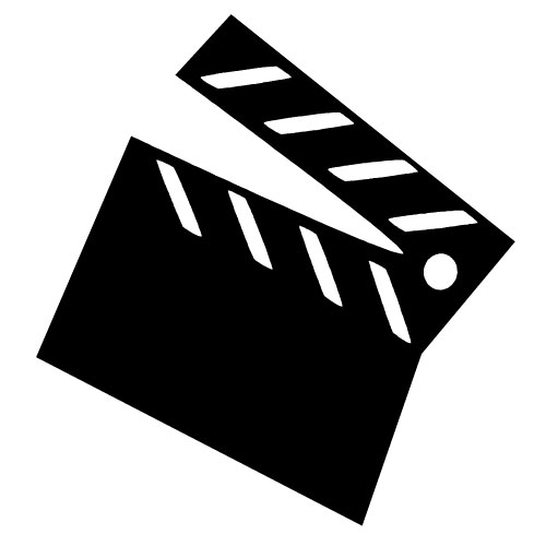 Movie film roll clipart