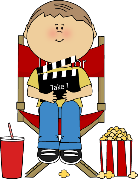 Movie Director Clip Art Image Movie Director In A Directors Chair