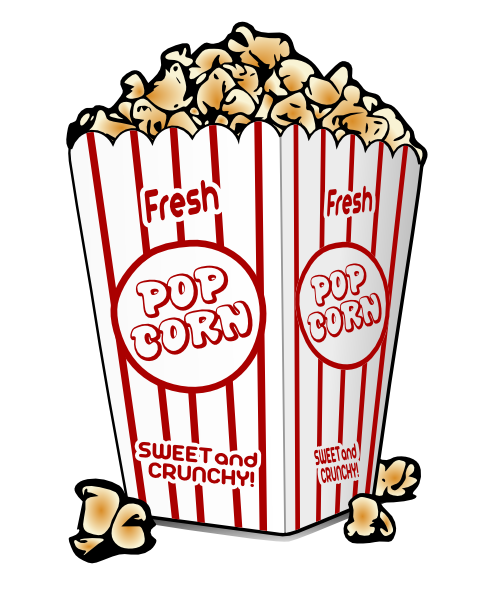 Movie theater popcorn clipart free clipart images 2