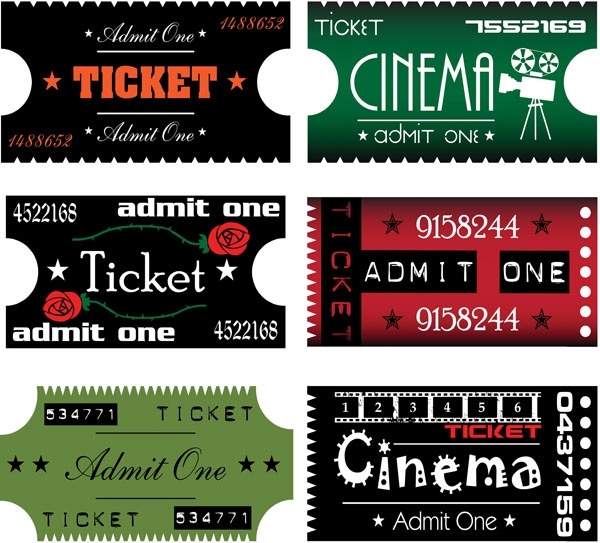 movie ticket clip art - Movie Ticket Clipart