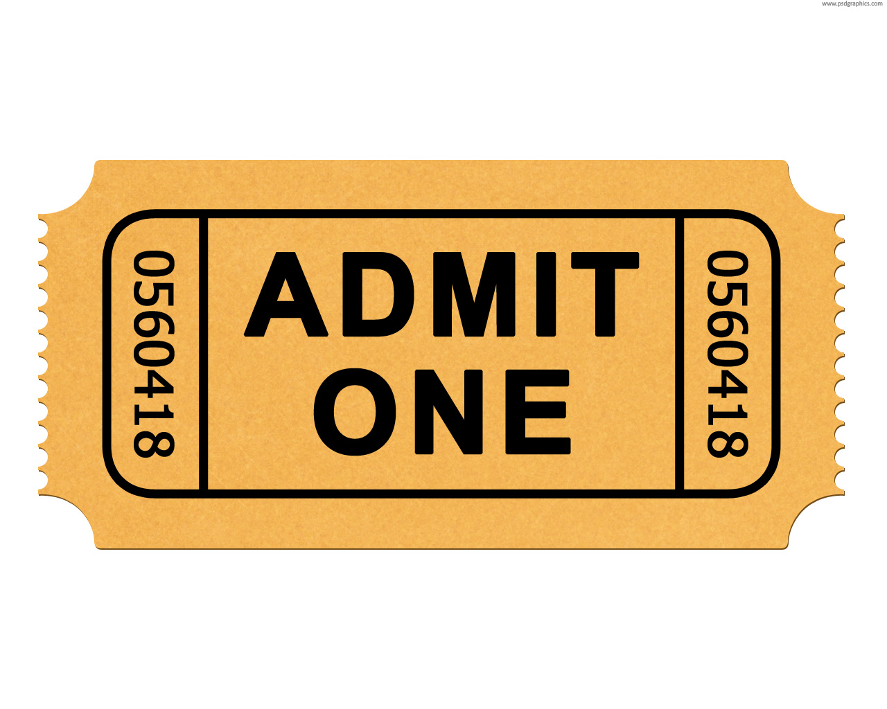 Movie Ticket Clipart - Ticket Clip Art
