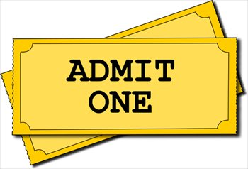 movie-tickets-admit-one - Clipart Tickets