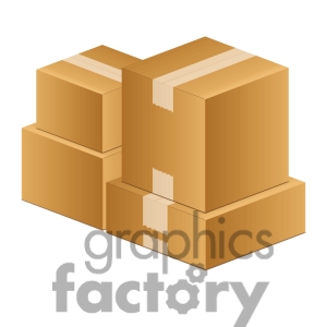 moving boxes clip art