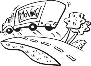 Moving Van Clipart - Clipart 