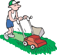 Mowing Lawn Clipart - Clipart Kid