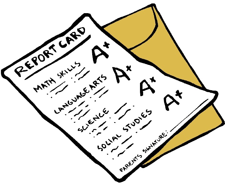 ... Animated report card clip