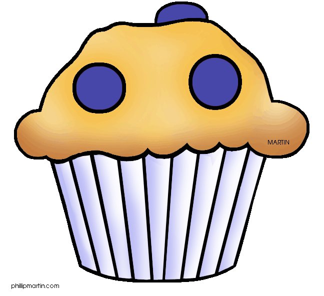 Buttered Muffin - clip art im