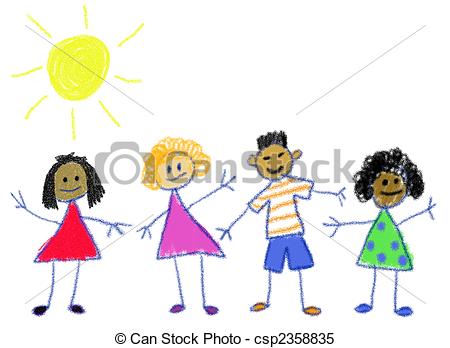 ... Multicultural Kids - Chil - Multicultural Clip Art