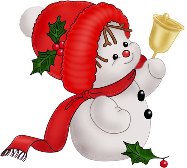 Muñeco de nieve lindo del vintage PNG Clipart. Christmas ...