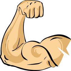 Arm muscle clipart