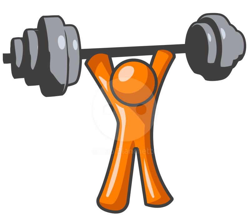 Muscle exercise free clipart