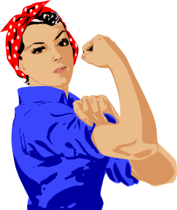 Muscle Woman - Muscle Clipart