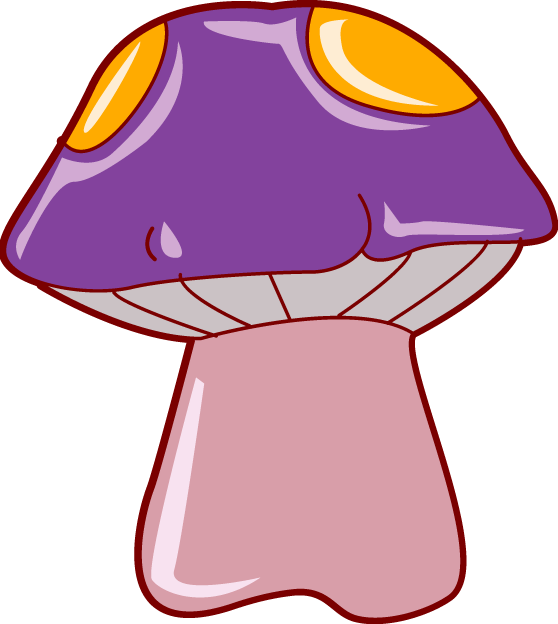 Magic Mushroom Clipart #1