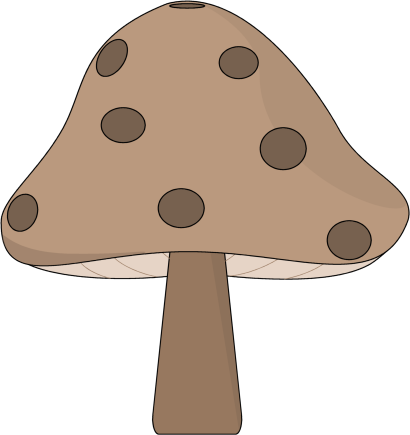 Mushroom Slice Illustration