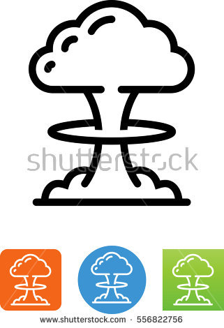 Mushroom cloud icon
