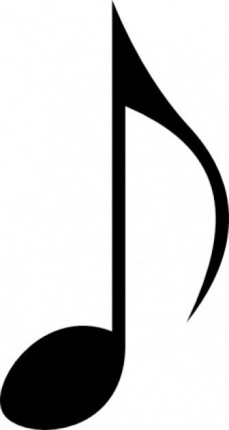 Different music notes More - Music Notes Clipart Black And White