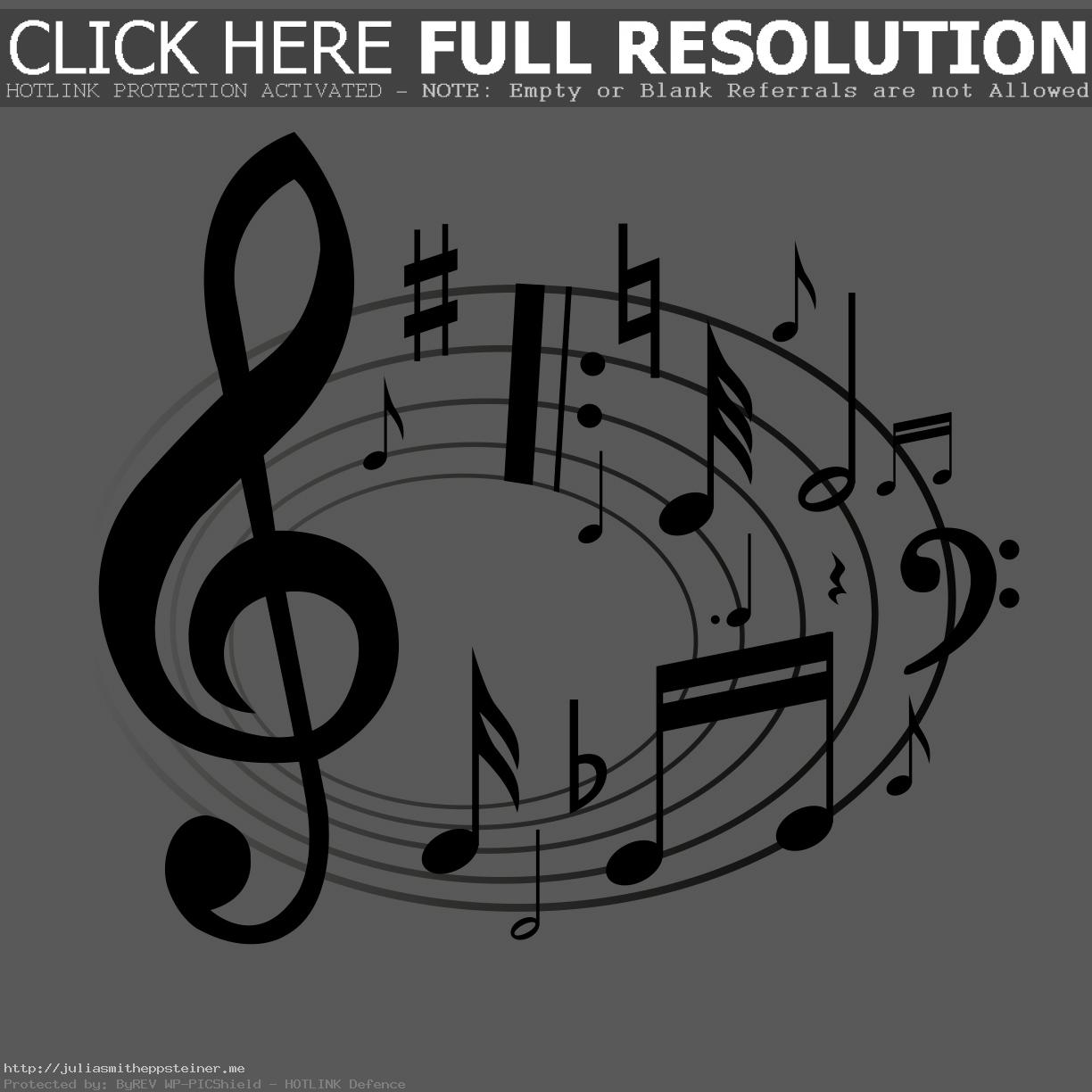 Music Notes Clip Art Clipart  - Musical Notes Clipart