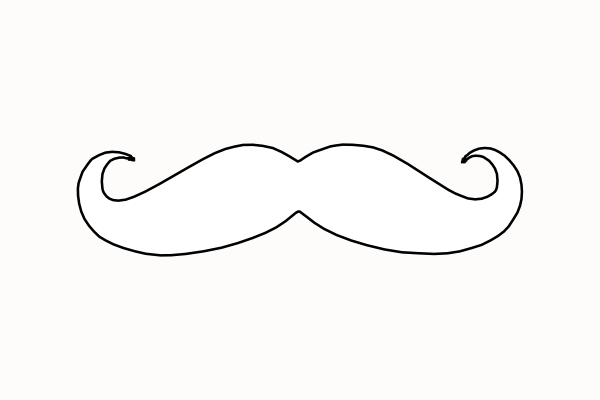 Mustache Clip Art At Clker Co - Moustache Clipart