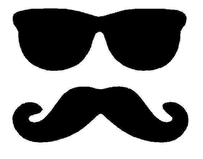 mustache clip art clipart . - Mustache Clipart