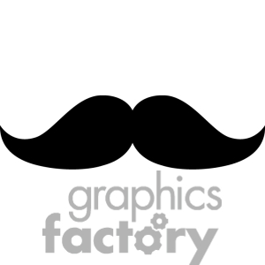 Mustache Clip Art Photos Vect - Moustache Clip Art