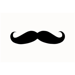 mustache clipart