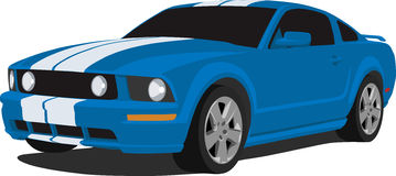 2005 Ford Mustang GT. A Vecto - Mustang Clipart