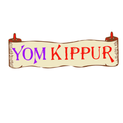 yom kippur: Doodle style Jewi