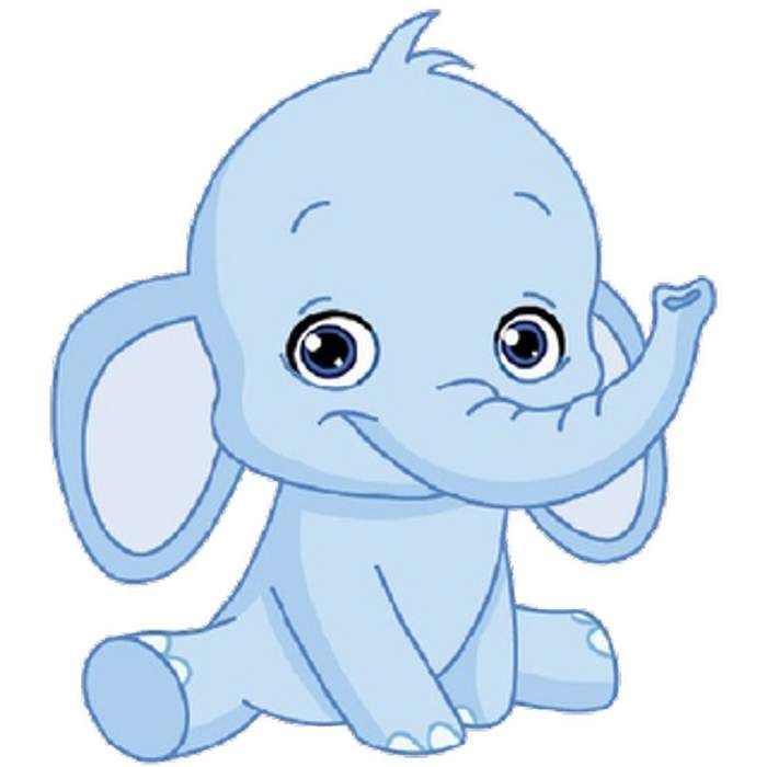 Cute baby elephant clipart ki