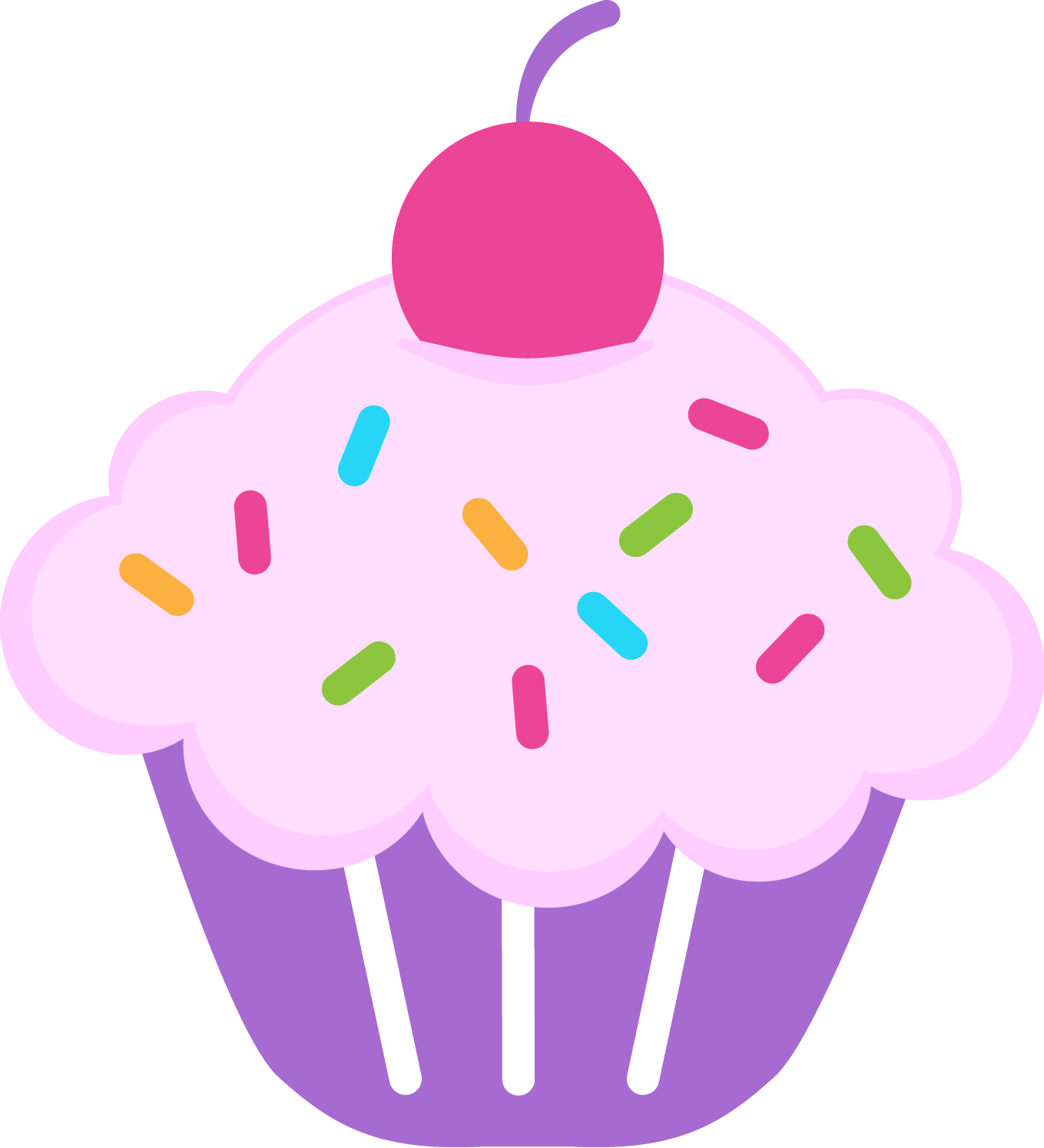 1st Birthday Cupcake Clip Art