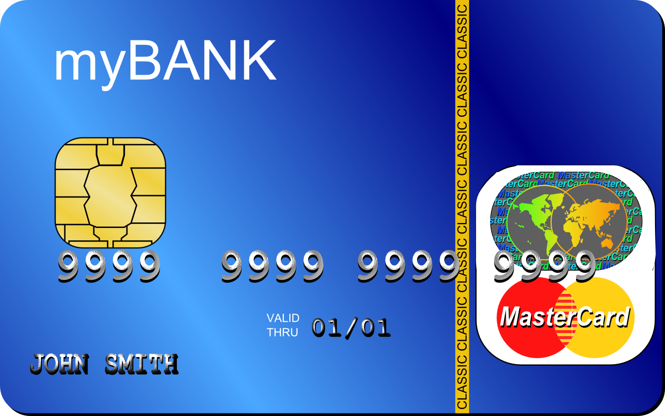 myBank Credit Card Clipart