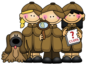 Mystery detective clipart