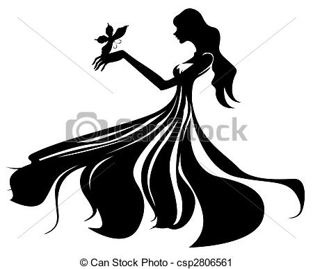 female silhouette - csp2806561